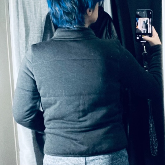 NWT🤩 |•RECREATION•| Super Soft Grey Quilted Jacket/Sweatshirt Size Small - Picture 4 of 16